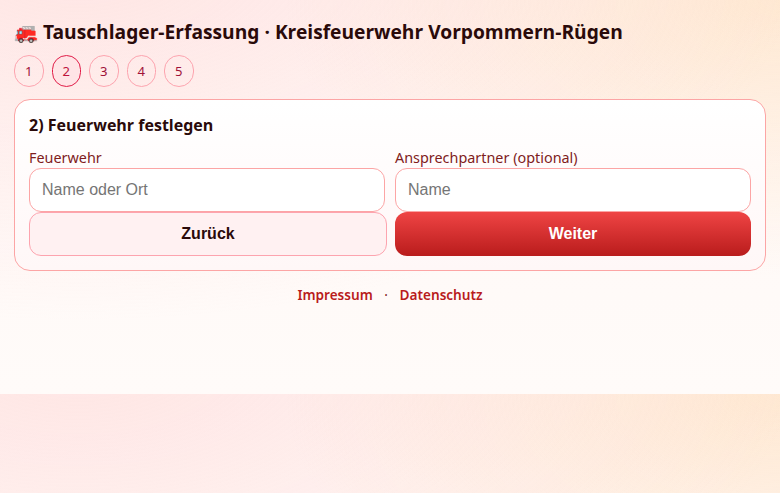 Schritt 2 Feuerwehr